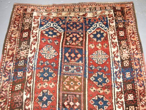 ANTIQUE TURKISH BERGAMA REGION KARAKECILI RUG RUSTIC CHARM CIRCA 1900 - ADDITIONAL PHOTO 2