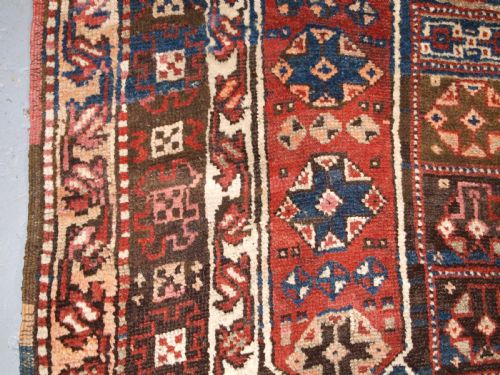 ANTIQUE TURKISH BERGAMA REGION KARAKECILI RUG RUSTIC CHARM CIRCA 1900 - ADDITIONAL PHOTO 6