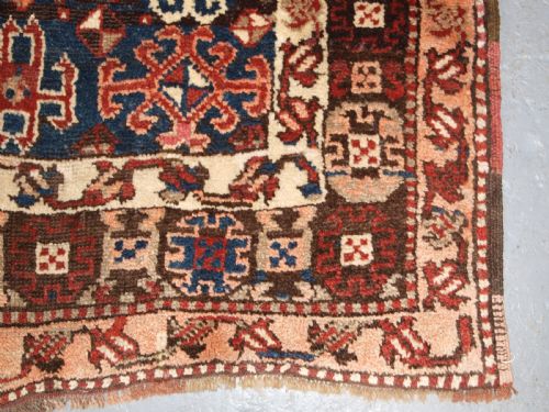 ANTIQUE TURKISH BERGAMA REGION KARAKECILI RUG RUSTIC CHARM CIRCA 1900 - ADDITIONAL PHOTO 8