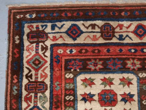 ANTIQUE TURKISH ANTEP RUG OF VERY SCARCE DESIGN SOUTH EAST ANATOLIA CIRCA 1870 - ADDITIONAL PHOTO 5