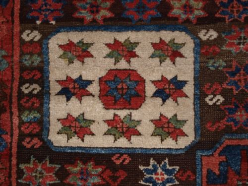 ANTIQUE TURKISH ANTEP RUG OF VERY SCARCE DESIGN SOUTH EAST ANATOLIA CIRCA 1870 - ADDITIONAL PHOTO 7