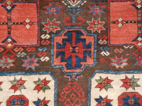 ANTIQUE TURKISH ANTEP RUG OF VERY SCARCE DESIGN SOUTH EAST ANATOLIA CIRCA 1870 - ADDITIONAL PHOTO 12