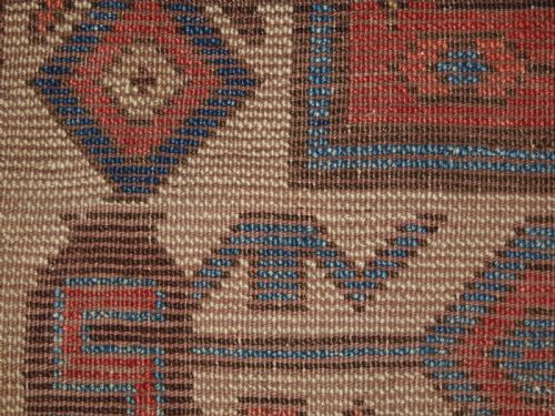 ANTIQUE TURKISH ANTEP RUG OF VERY SCARCE DESIGN SOUTH EAST ANATOLIA CIRCA 1870 - ADDITIONAL PHOTO 14