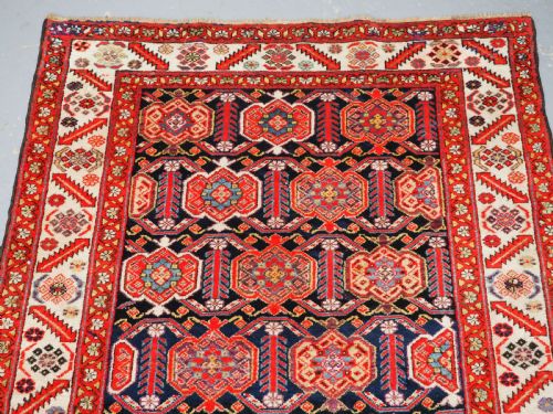 ANTIQUE MALAYER VILLAGE RUG WITH AFSHAR STYLE SHIELD DESIGN CIRCA 190010 - ADDITIONAL PHOTO 2