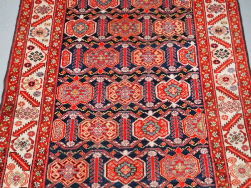 ANTIQUE MALAYER VILLAGE RUG WITH AFSHAR STYLE SHIELD DESIGN CIRCA 190010 - ADDITIONAL PHOTO 3