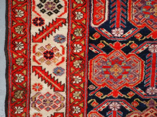 ANTIQUE MALAYER VILLAGE RUG WITH AFSHAR STYLE SHIELD DESIGN CIRCA 190010 - ADDITIONAL PHOTO 6