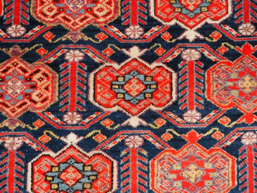 ANTIQUE MALAYER VILLAGE RUG WITH AFSHAR STYLE SHIELD DESIGN CIRCA 190010 - ADDITIONAL PHOTO 9