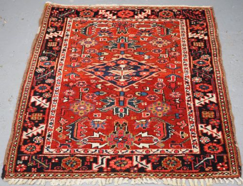 Antique Heriz Rug of Small Size, Excellent Condition, Circa 1900/20.