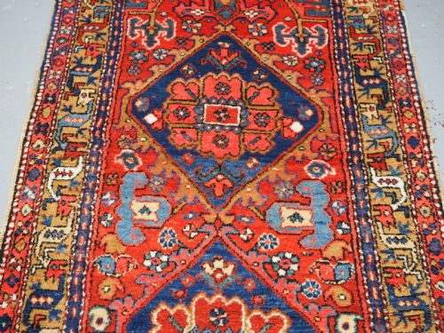ANTIQUE HERIZ RUNNER OUTSTANDING CONDITION CIRCA 1920 - ADDITIONAL PHOTO 3