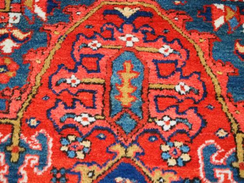 ANTIQUE HERIZ RUNNER OUTSTANDING CONDITION CIRCA 1920 - ADDITIONAL PHOTO 9