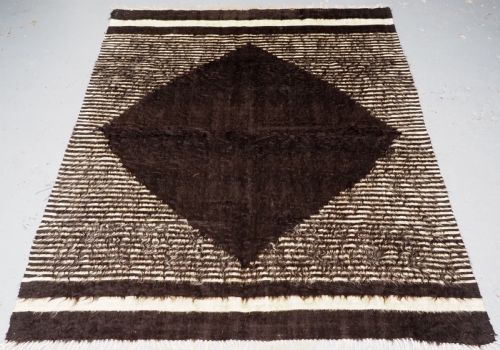 Antique Turkish Angora Mohair Siirt Shepherds Blanket, Circa 1900/20.