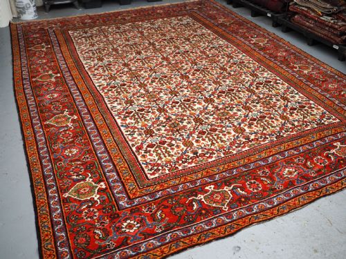 Antique Feraghan Region Village Carpet, Perfect Condition, Circa 1900/20.