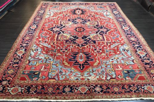 fig 1. ANTIQUE COUNTRY HOUSE HERIZ CARPET WITH OUTSTANDING COLOUR, CIRCA 1900.