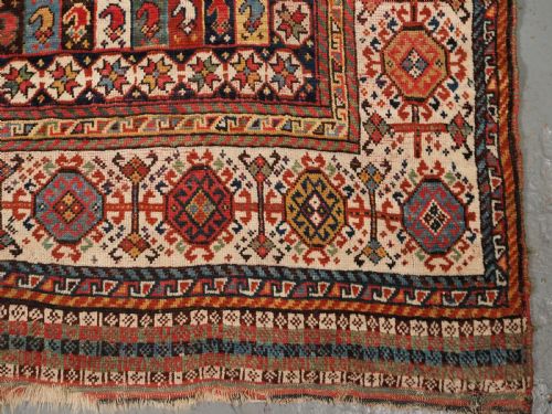 ANTIQUE SHEKARLU QASHQAI OF SCARCE STRIPED DESIGN CIRCA 1880 - ADDITIONAL PHOTO 11