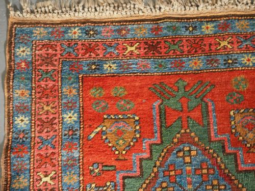 ANTIQUE HERIZ RUNNER WITH BOLD MEDALLION DESIGN CIRCA 190020 - ADDITIONAL PHOTO 5