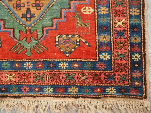 ANTIQUE HERIZ RUNNER WITH BOLD MEDALLION DESIGN CIRCA 190020 - ADDITIONAL PHOTO 12