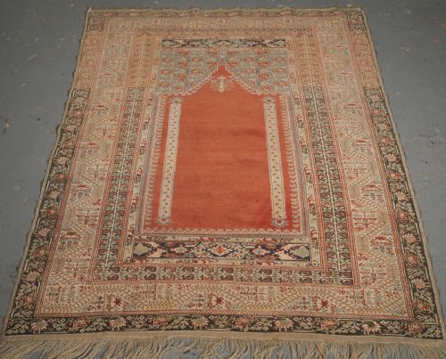 Antique Turkish Ghiordes Prayer Rug, Superb Condition, 1st Half 19th Century.