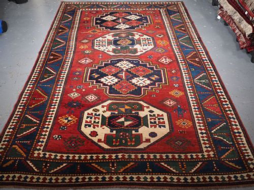 Antique Caucasian Lori Pambak Rug of Large Size, Circa 1890.