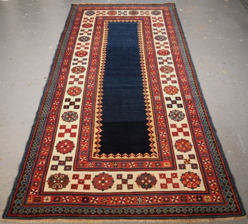 Antique Caucasian Talish Long Rug, Outstanding Condition and Colour, Circa 1880.