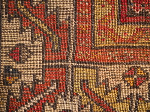 ANTIQUE TURKISH KONYA REGION VILLAGE PRAYER RUG CIRCA 190020 - ADDITIONAL PHOTO 8