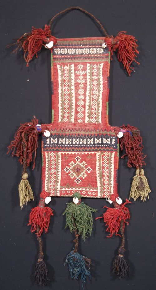 Antique Salt Bag by the Zaggar Mangal Baluch Nomads, Circa 1920.