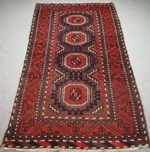 Antique Baluch Rug, Salar Khani Tribe, Circa 1900.
