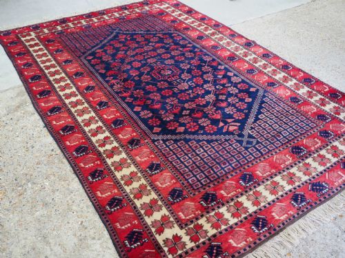 Old Turkish Yagcibedir Village Carpet, Traditional Design, Circa 1930.