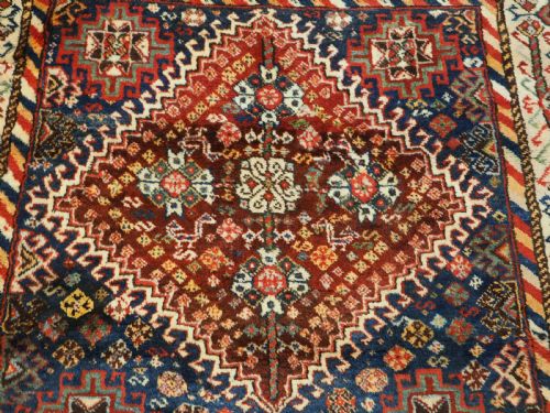 ANTIQUE SHEKARLU QASHQAI RUG WITH CLASSIC DESIGN CIRCA 1890 - ADDITIONAL PHOTO 17