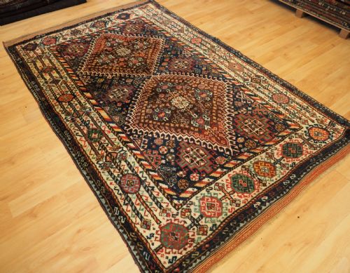ANTIQUE SHEKARLU QASHQAI RUG WITH CLASSIC DESIGN CIRCA 1890 - ADDITIONAL PHOTO 18