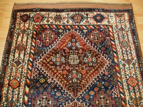 ANTIQUE SHEKARLU QASHQAI RUG WITH CLASSIC DESIGN CIRCA 1890 - ADDITIONAL PHOTO 19
