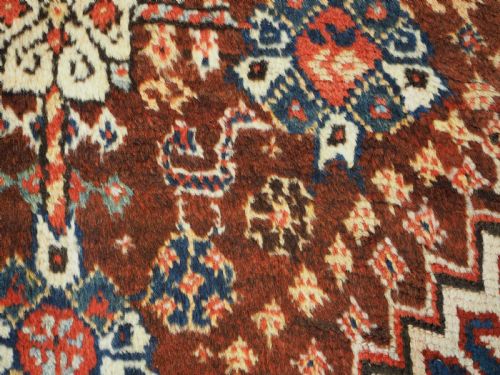 ANTIQUE SHEKARLU QASHQAI RUG WITH CLASSIC DESIGN CIRCA 1890 - ADDITIONAL PHOTO 24