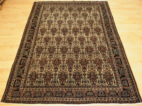 Antique Abedeh Rug with Zili Sultan Design, Circa 1900.
