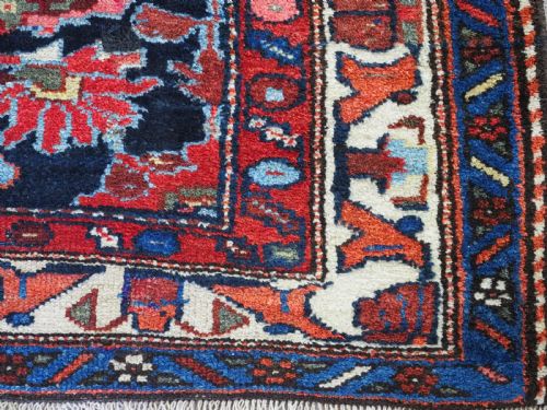 ANTIQUE HAMADAN RUNNER COUNTRY HOUSE STYLE CIRCA 1920 - ADDITIONAL PHOTO 10