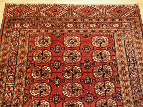 ANTIQUE TEKKE TURKMEN 'WEDDING' RUG EXCELLENT EXAMPLE OF TYPE CIRCA 1900 - ADDITIONAL PHOTO 2
