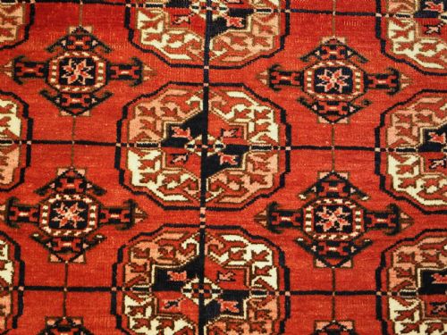 ANTIQUE TEKKE TURKMEN 'WEDDING' RUG EXCELLENT EXAMPLE OF TYPE CIRCA 1900 - ADDITIONAL PHOTO 6