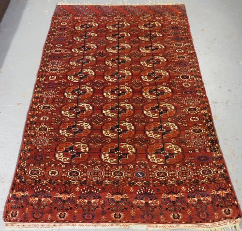 Antique Tekke Turkmen 'Dip Khali' Rug, Superb Soft Wool, 2nd Half 19th Century.