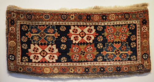 Antique Heriz Region Piled Mafrash Bag Panel, Circa 1900.
