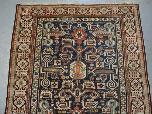 fig 1. ANTIQUE CAUCASIAN KUBA REGION PEREPEDIL RUG, CIRCA 1880.