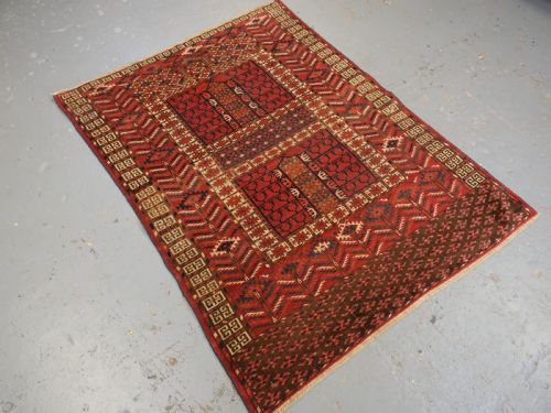 ANTIQUE TEKKE TURKMEN ENSI WITH OUTSTANDING COLOUR 2ND HALF 19TH CENTURY - ADDITIONAL PHOTO 1