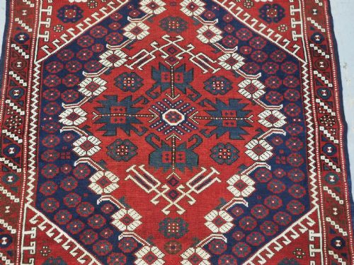 ANTIQUE TURKISH KIZ BERGAMA RUG CLASSIC DESIGN AND SUPERB COLOUR CIRCA 1880 - ADDITIONAL PHOTO 3