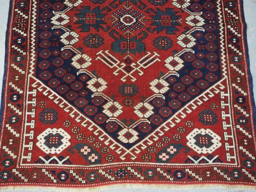 ANTIQUE TURKISH KIZ BERGAMA RUG CLASSIC DESIGN AND SUPERB COLOUR CIRCA 1880 - ADDITIONAL PHOTO 4