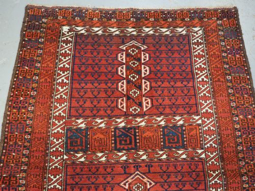 ANTIQUE ERSARI TURKMEN ENSI GREAT COLOUR CONDITION CIRCA 1880 - ADDITIONAL PHOTO 2