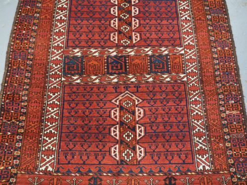 ANTIQUE ERSARI TURKMEN ENSI GREAT COLOUR CONDITION CIRCA 1880 - ADDITIONAL PHOTO 3