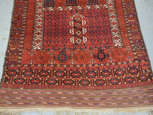 ANTIQUE ERSARI TURKMEN ENSI GREAT COLOUR CONDITION CIRCA 1880 - ADDITIONAL PHOTO 4