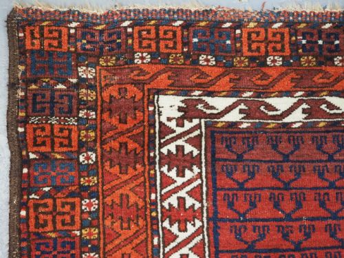 ANTIQUE ERSARI TURKMEN ENSI GREAT COLOUR CONDITION CIRCA 1880 - ADDITIONAL PHOTO 5