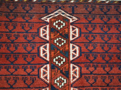 ANTIQUE ERSARI TURKMEN ENSI GREAT COLOUR CONDITION CIRCA 1880 - ADDITIONAL PHOTO 6