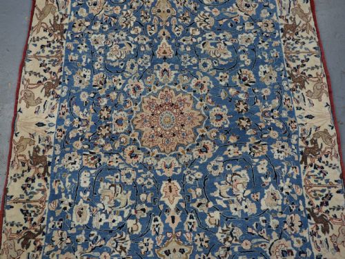 fig 3. RARE ANTIQUE NAIN RUG, YOUNG WEAVERS LEARNING RUG FULL OF CHARM, CIRCA 1900.