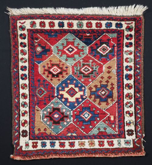 Antique Shahsavan Bag Face, Piled with Superb Colour, Circa 1890.