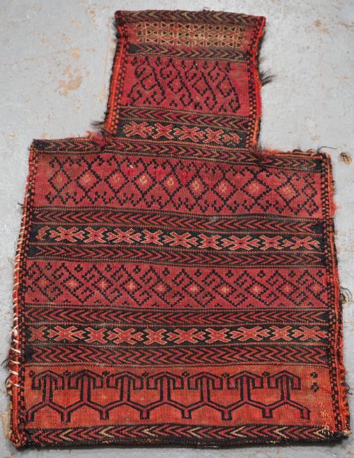 Antique Salt Bag by the Sangtschuli Nomads, Western Afghanistan, Circa 1900/20.