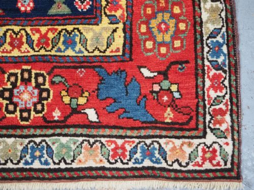ANTIQUE CAUCASIAN KARABAGH REGION LONG RUG RUNNER AMAZING COLOUR CIRCA 1900 - ADDITIONAL PHOTO 11